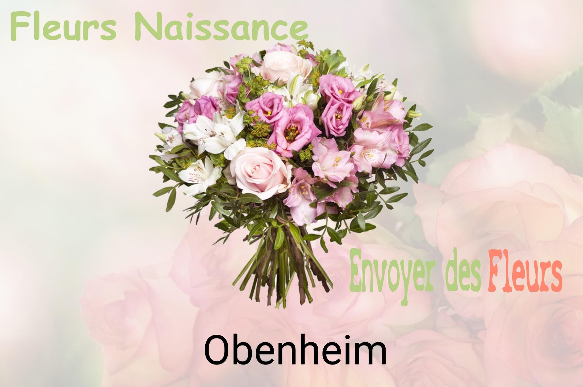 Bouquet de fleurs de naissance livré à Obenheim